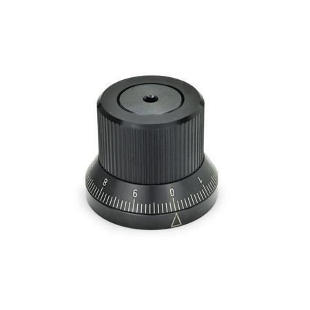 Otto Ganter Adjustable Knob with Stepless Positioning, GN 700